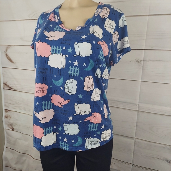 Secret treasures two piece pajama set. Size M (8-10) - Picture 4 of 12